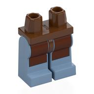 Hips and Sand Blue Legs with Reddish Brown Apron Reddish Brown