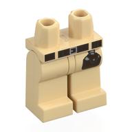 Hips and Tan Legs with Dark Brown Belt, Flask print Beige