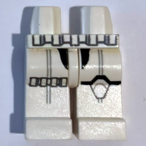 Hips and White Legs with Stormtrooper Print Weiß