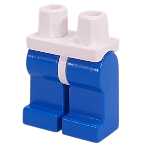 Hüfte und blau Beine Weiß