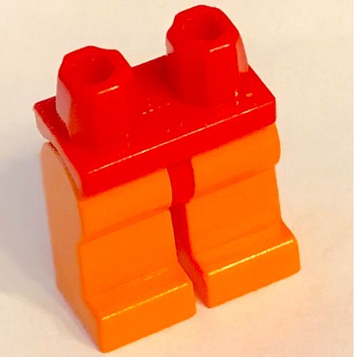 Hüfte und orange Beine Rot