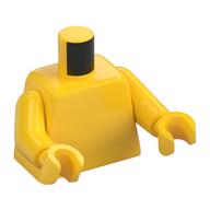 Torso, Yellow Arms and Hands [Plain] Gelb