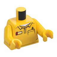 Torso Shirt, Pocket, Pen / LEGO Logo on the Back Print, Yellow Arms and Hands Yellow