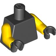 Torso, Yellow Arms, Black Hands [Plain] Schwarz