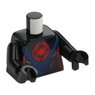 Torso, Muscles, Red Spider, Dark Blue Armor print, Black Arms and Hands Schwarz