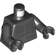 Torso Robe with Belt Print (Kylo Ren), Black Arms and Hands Schwarz