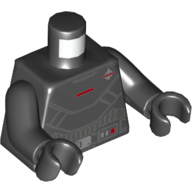 Torso Armor, Grand Inquisitor, Utility Belt print, Black Arms and Hands Black