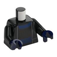 Torso, Black Cloak, Armor, Dark Blue Shirt print, Black Arms, Dark Blue Hands Black