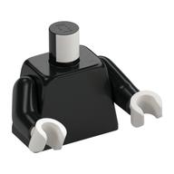 Torso, Black Arms, White Hands [Plain] Schwarz