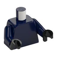 Torso, Dark Blue Arms, Black Hands [Plain] Dunkelblau