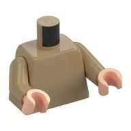 Torso, Dark Tan Arms, Light Nougat Hands [Plain] Dark Tan