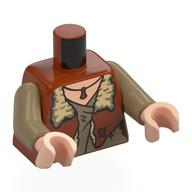 Torso, Dark Tan Shirt, Skin Jacket, Tan Fur, Necklace print, Dark Tan Arms, Light Nougat Hands Dunkelorange