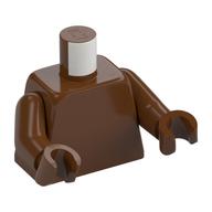 Torso, Reddish Brown Arms, Reddish Brown Hands [Plain] Reddish Brown