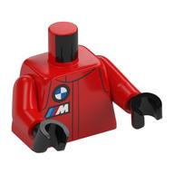 Torso, Racing Suit, BMW Logo, 'M' print, Red Arms, Black Hands Rot