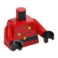Torso, Black Belt, Kettle Corn print, Red Arms, Black Hands Rot