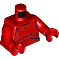 Torso Elite Praetorian Guard Armor Print, Red Arms and Hands Rot