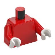 Torso, Red Arms, White Hands [Plain] Red