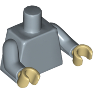 Torso, Sand Blue Arms, Tan Hands [Plain] Sandblau