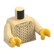 Torso Knit Sweater Print, Tan Arms, Yellow Hands Tan