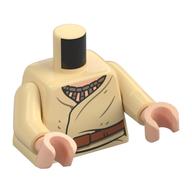 Torso Robe, Dark Tan Necklace, Dark Orange Belt print, Tan Arms, Light Nougat Hands Beige
