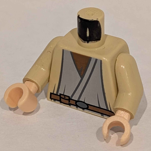 Torso Robe, Moisture Farmer Print (Owen Lars), Tan Arms, Light Nougat Hands Tan