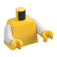 Torso, White Arms, Yellow Hands [Plain] Yellow
