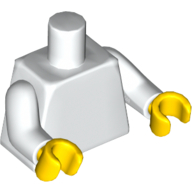 Torso, White Arms, Yellow Hands [Plain]