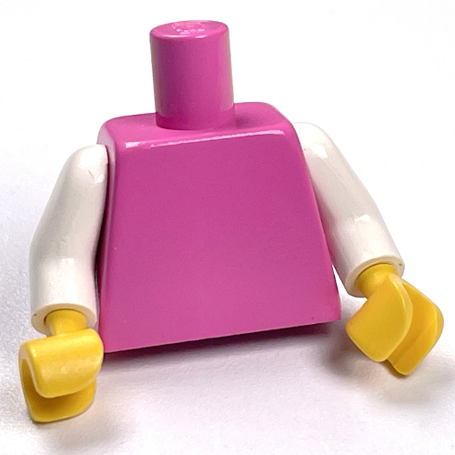 Torso, White Arms, Yellow Hands [Plain] Mitteldunkelrosa