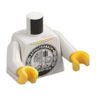 Torso, Black Logo, 'AFFALTERBACH', 'AMG' print, White Arms, Yellow Hands White
