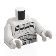 Torso, AT-RT Driver Armor print, White Arms and Hands White