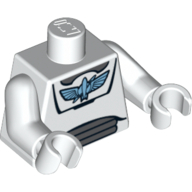 Torso Star Command Logo Print (Buzz Lightyear), White Arms and Hands Weiß