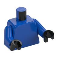Torso, Blue Arms, Black Hands [Plain] Blau