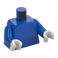 Torso, Blue Arms, White Hands [Plain] Blue