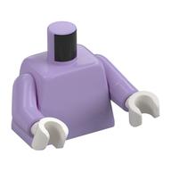 Torso, Lavender Arms, White Hands [Plain] Lavender