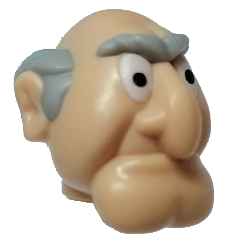 Minifig Head Special (Statler) Hellnougat
