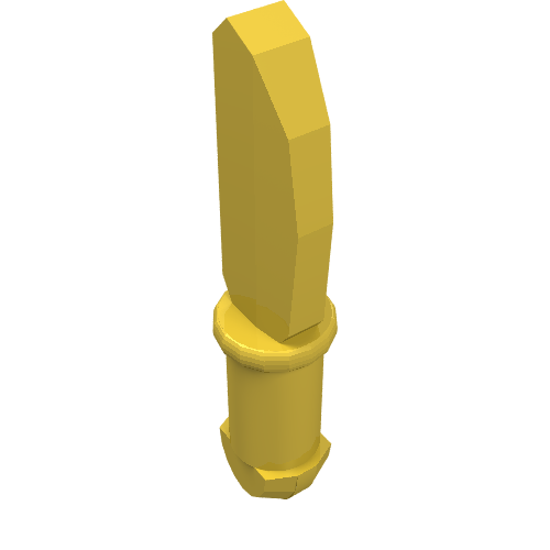 Equipment Cutlery - Knife [Kitchen Implements Kit] Yellow