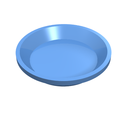 Equipment Dish / Plate Round [Kitchen Implements Kit] Medium Blue