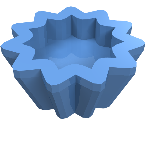 Equipment Cupcake Holder [Kitchen Implements Kit] Mittelblau