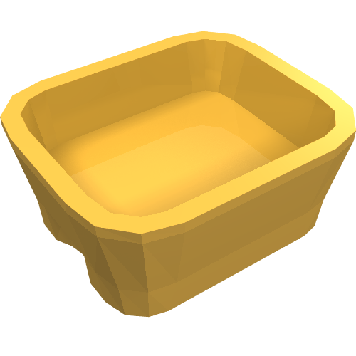 Equipment Dish Rectangular [Kitchen Implements Kit] in Bright Light Orange