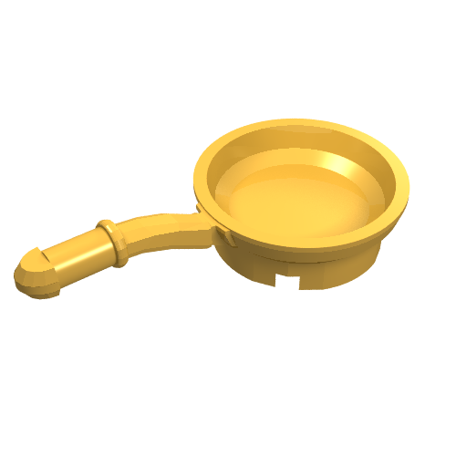 Equipment Frying Pan [Kitchen Implements Kit] Bright Light Orange