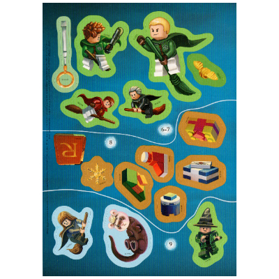 Stickerbogen 2 für Set 9781913110215-1 [Keine Farbe/Beliebige Farbe]