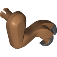Animal Body Part, Dinosaur, Tyrannosaurus Rex Arm / Leg, Right, Small, Black Claws Print Medium Nougat