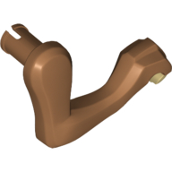 Animal Body Part, Dinosaur, Raptor Arm / Leg, Right, Tan Claws Print Medium Nougat