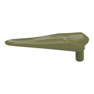 Animal Body Part, Dinosaur, Pteranodon Jaw Bottom with Pin [Flexible Plastic] Olive Green