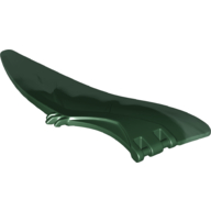 Animal Body Part, Dinosaur, Pteranodon Wing, Right with Marbled Sand Green Pattern Dark Green