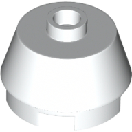 Brick Round 2 × 2 Truncated Cone Weiß