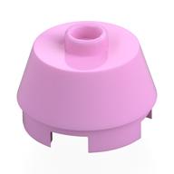 Brick Round 2 × 2 Truncated Cone Bright Pink