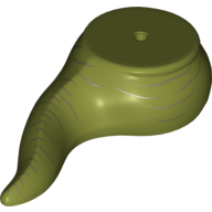 Lower Body, Jabba the Hutt with Stripes Print Olivgrün