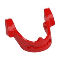 Headwear Accessory Visor / Chin Guard Red