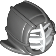 Mask, Kendo, White Grill Dunkelblaugrau